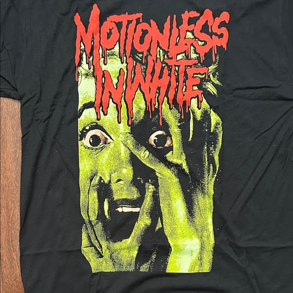 Motionless in White Black Graphic Band Tee, Size XL, NWOT - Picture 4 of 7